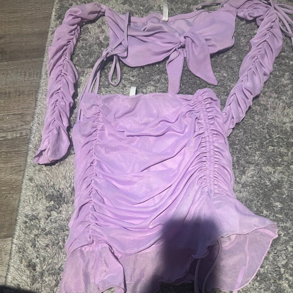 Lucy in the Sky 2 piece lavender set size small